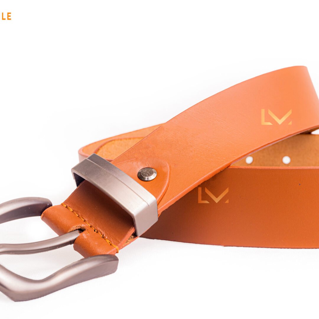 Classic Saddle Tan Leather Belt