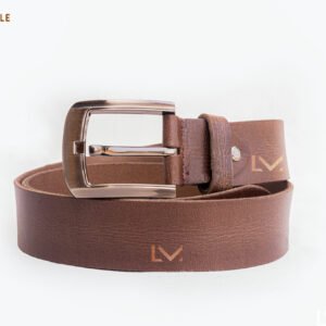 Crunch Brown Leather Belt