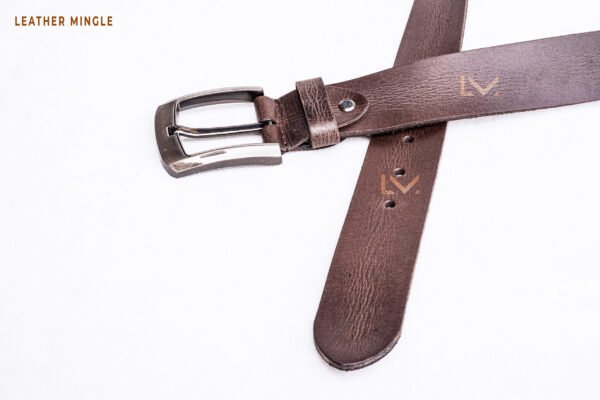 Leather Belt Crunch Brown