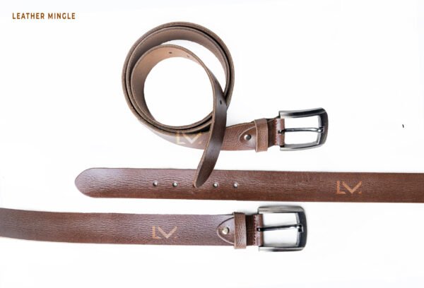 Leather Belt Crunch Brown