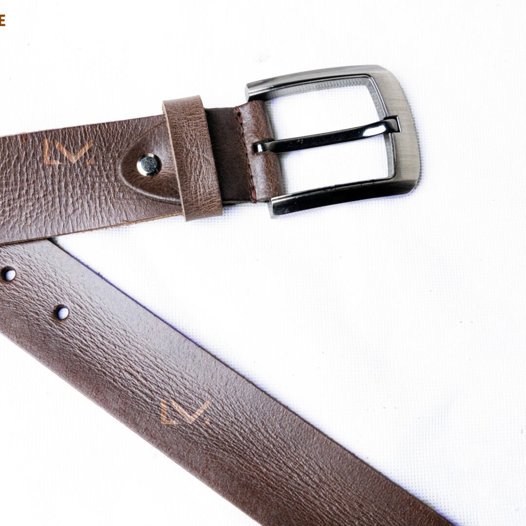 Crunch Brown Leather Belt