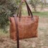 Leather Tote Bag Women