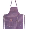 Purple Leather Apron- Leather Mingle