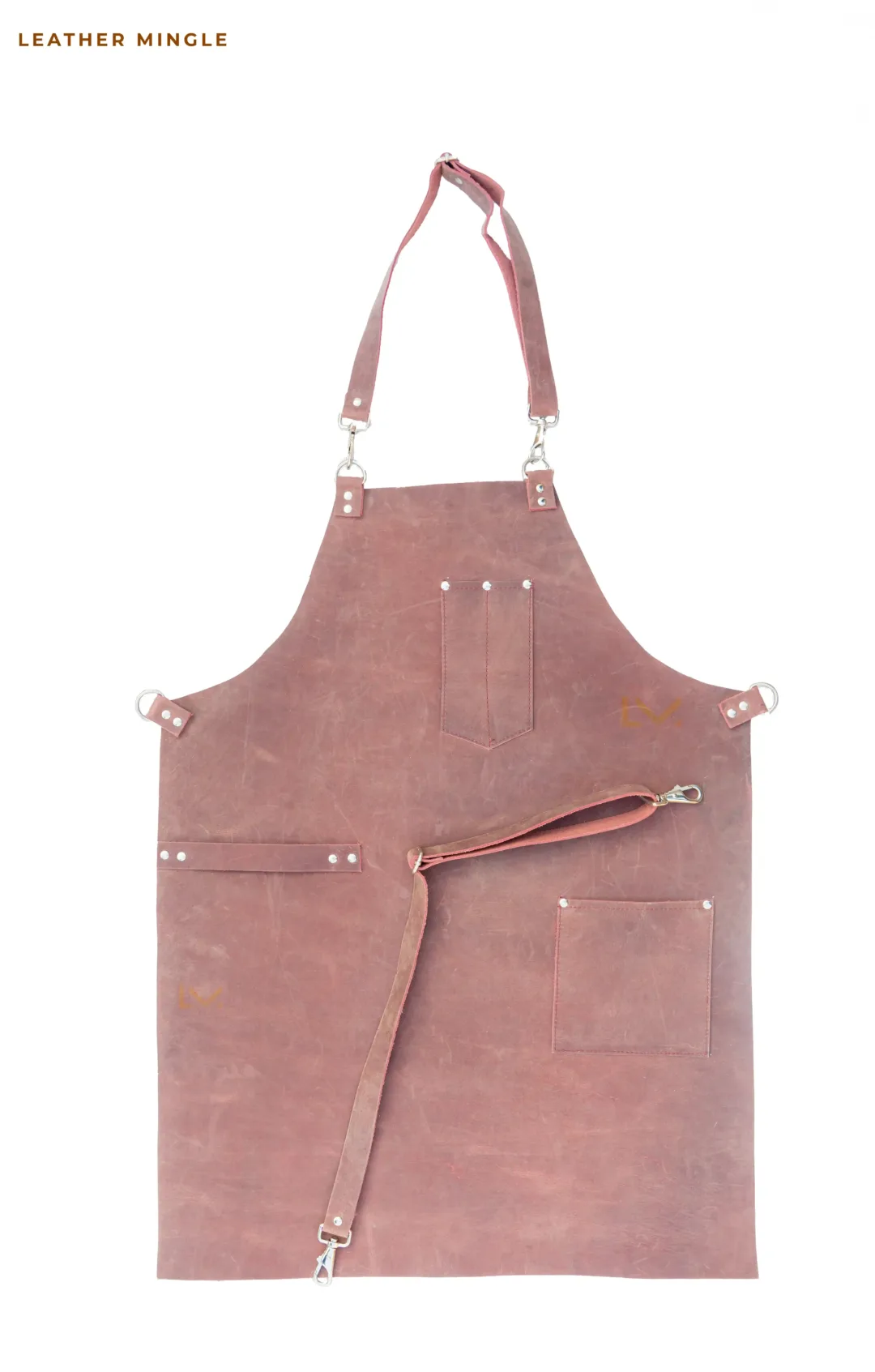 Rust Crest Leather Apron-Leather Apron