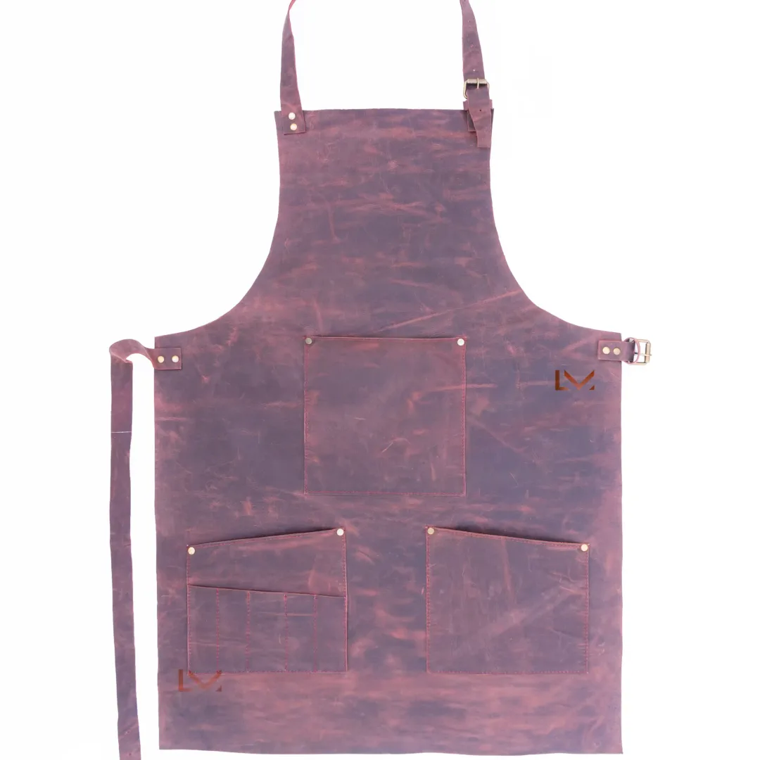 Rusty Leather Apron- Leather Mingle