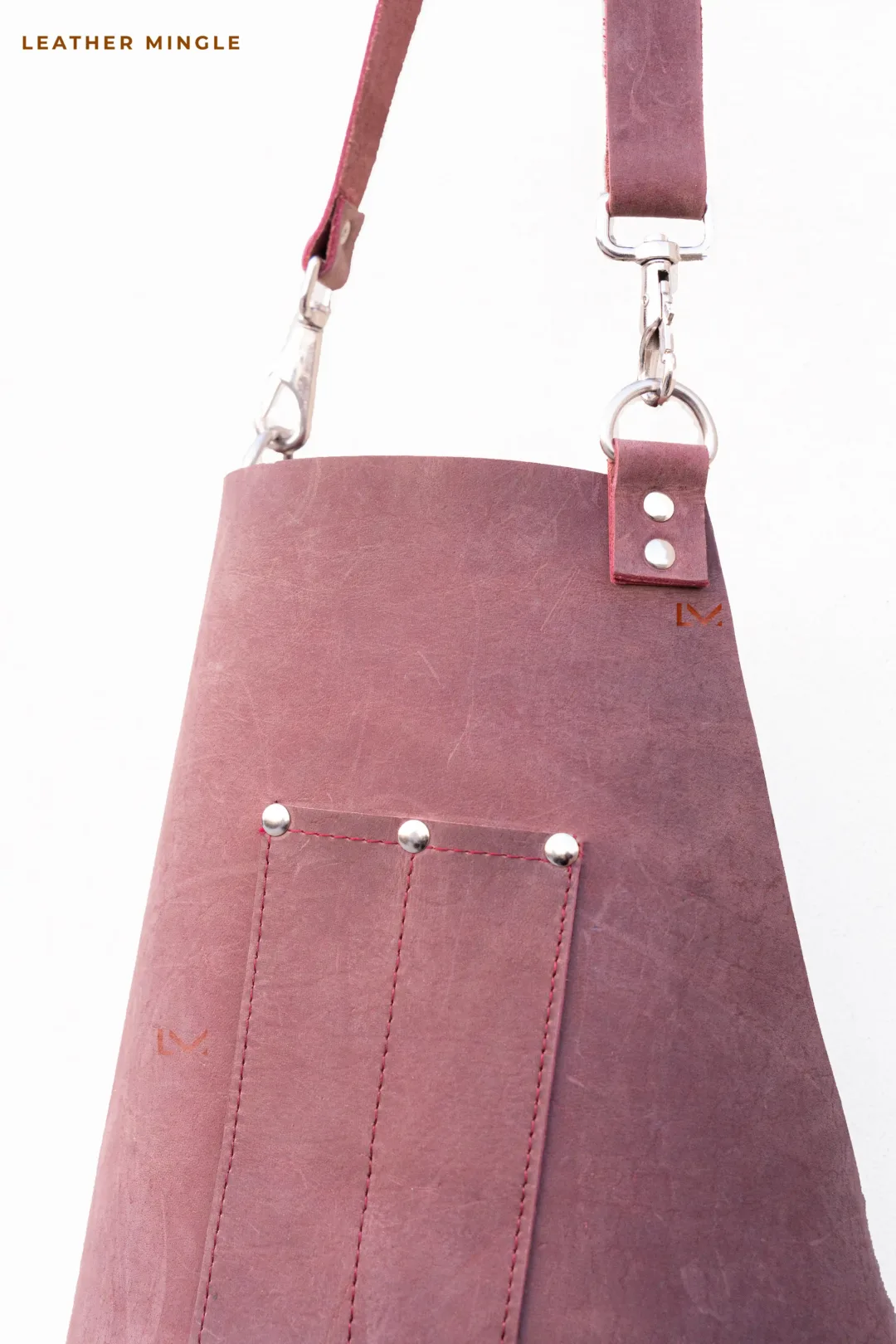 Rust Crest Leather Apron-Leather Apron