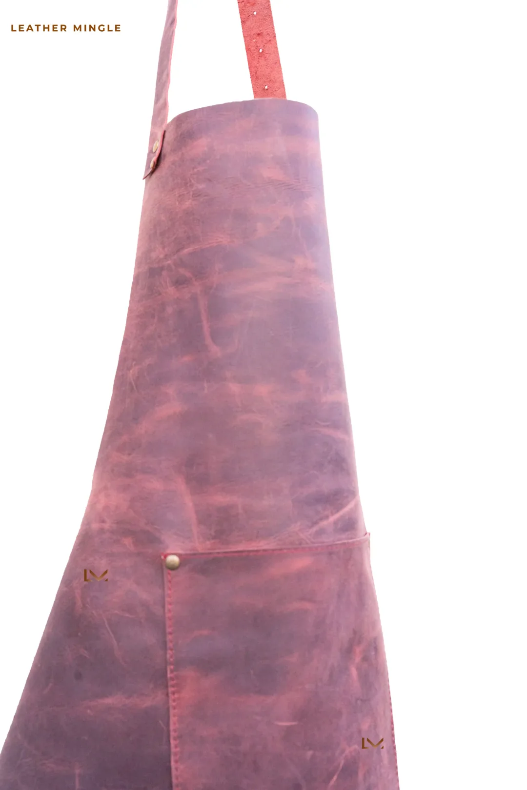 Rusty Leather Apron- Leather Mingle