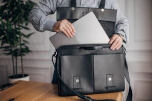 Laptop Bag Leather Mingle