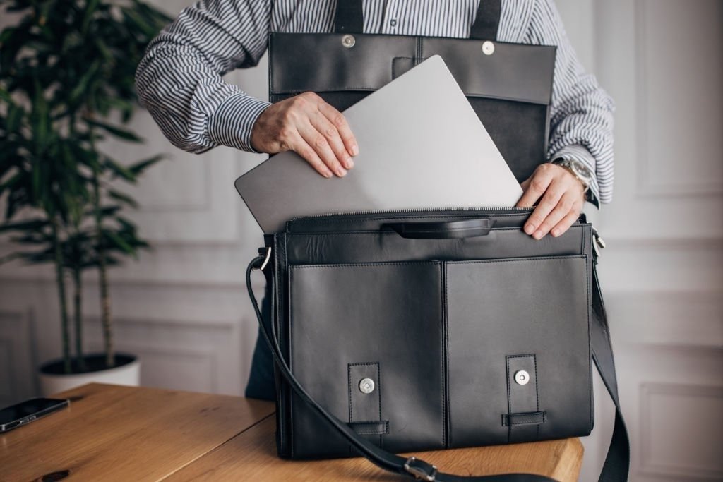 Laptop Bag Leather Mingle