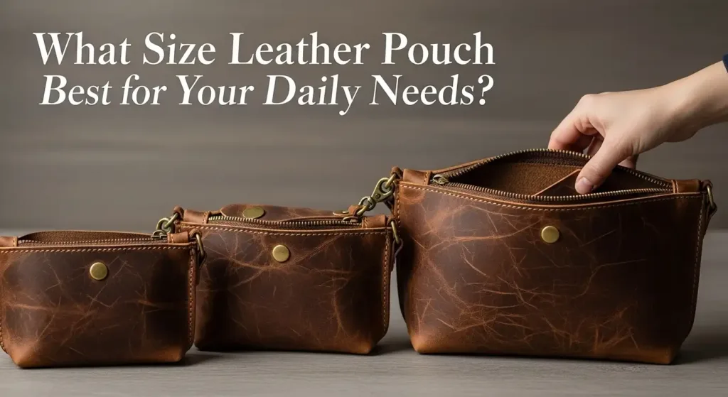 What Size Leather Pouch Is Best for Your Daily Needs