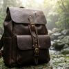 Waterproof Leather Backpacks