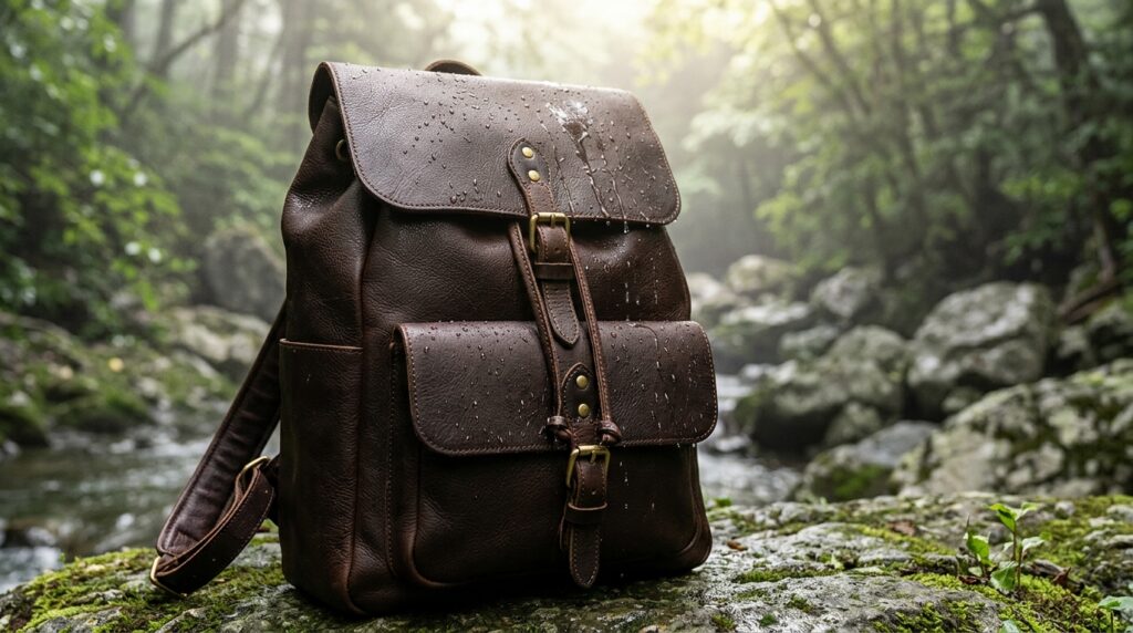 Waterproof Leather Backpacks