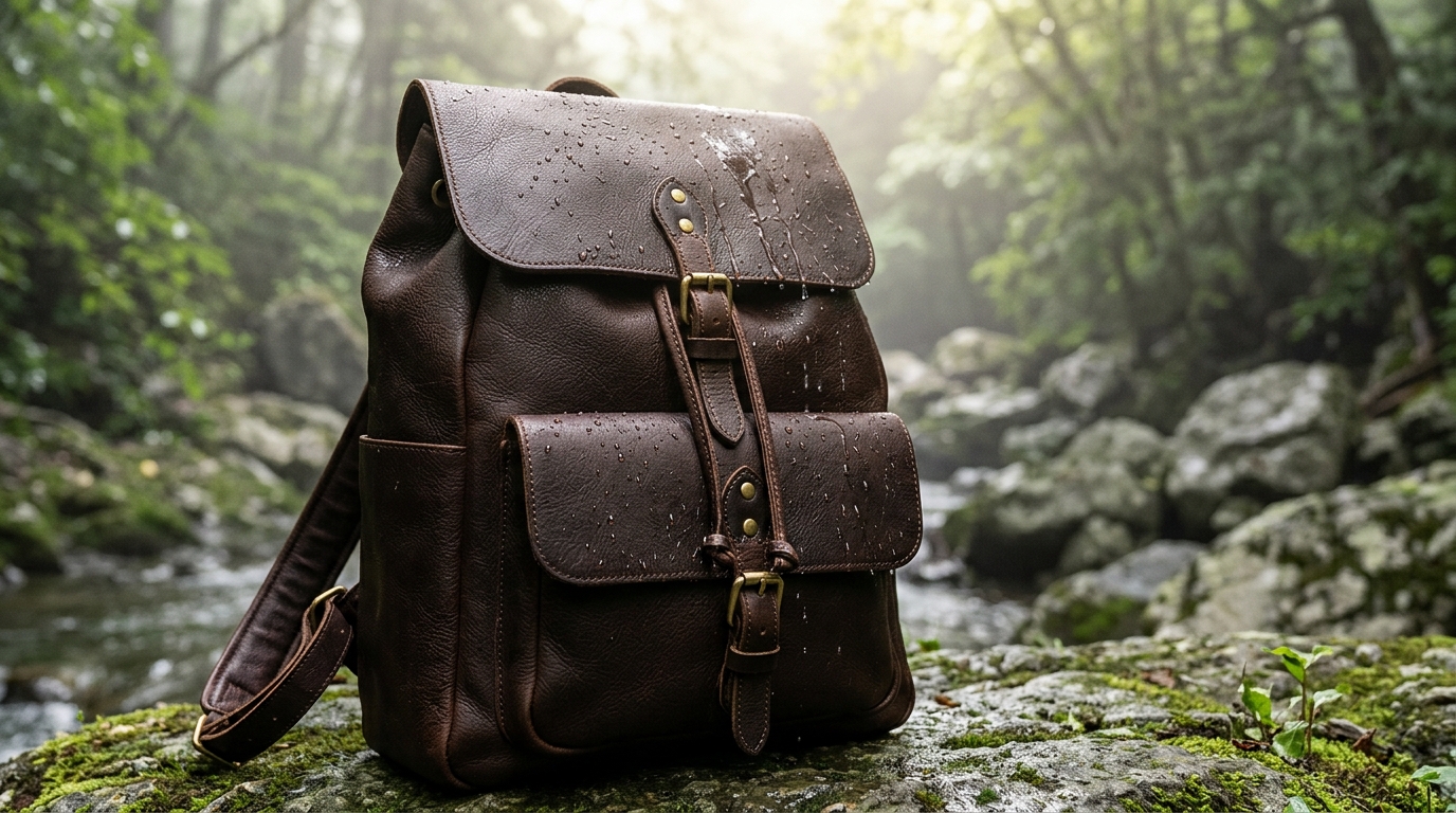 Waterproof Leather Backpacks