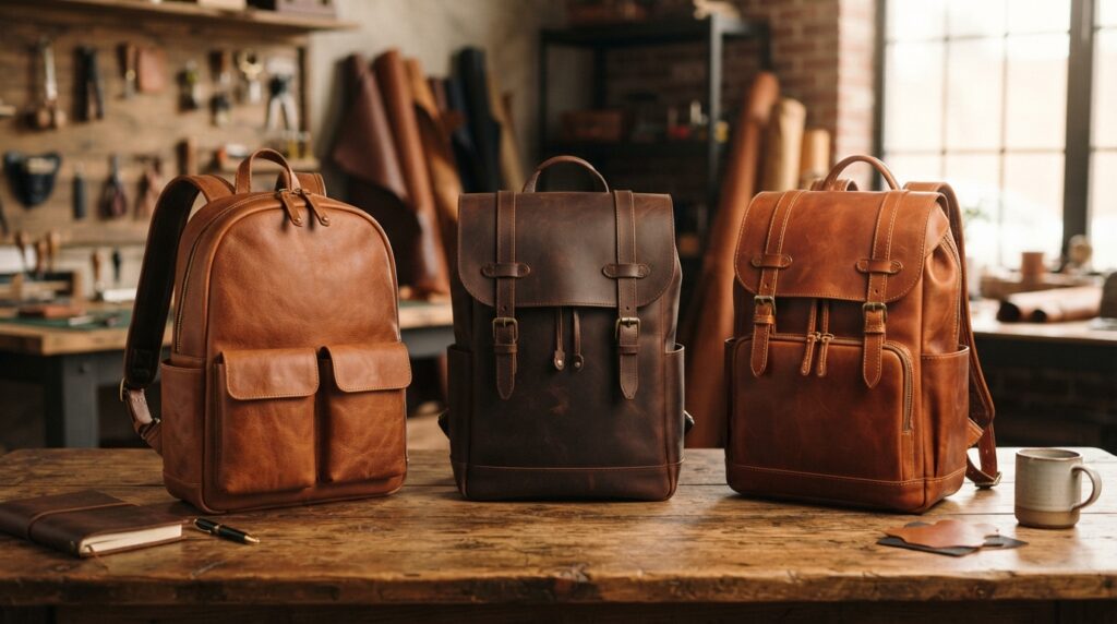 Quality Leather Backpack