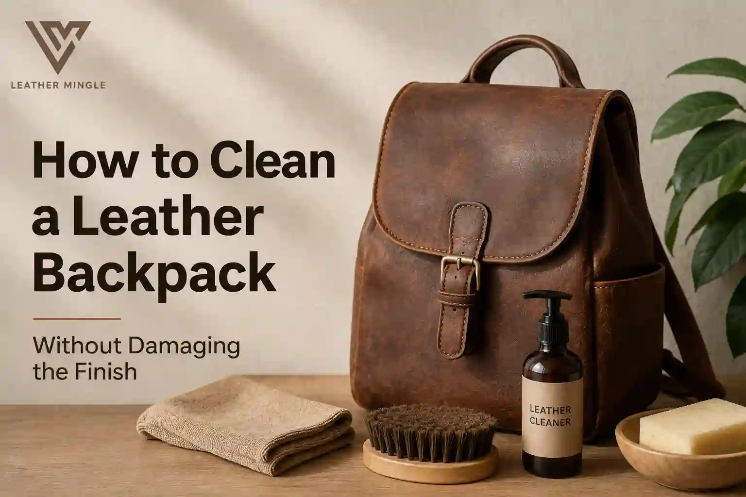 Clean a Leather Backpack Without Damaging the Finish