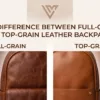 The Difference Between Full-Grain and Top-Grain Leather Backpacks